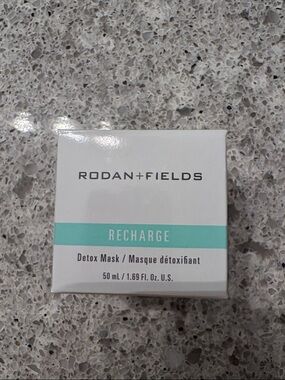 Rodan + Fields Recharge Detox Mask — White & Teal Packaging